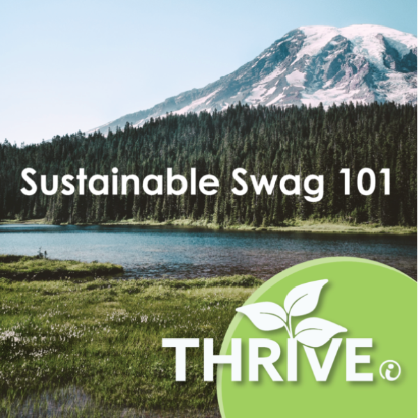 Corner organic circle Thrive logo